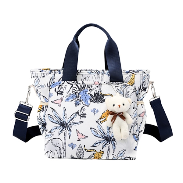 Bleieveske Tote Bærbar Mote Utendørs Multifunksjonell Baby Tote Bag Messenger for Mamma Pappa