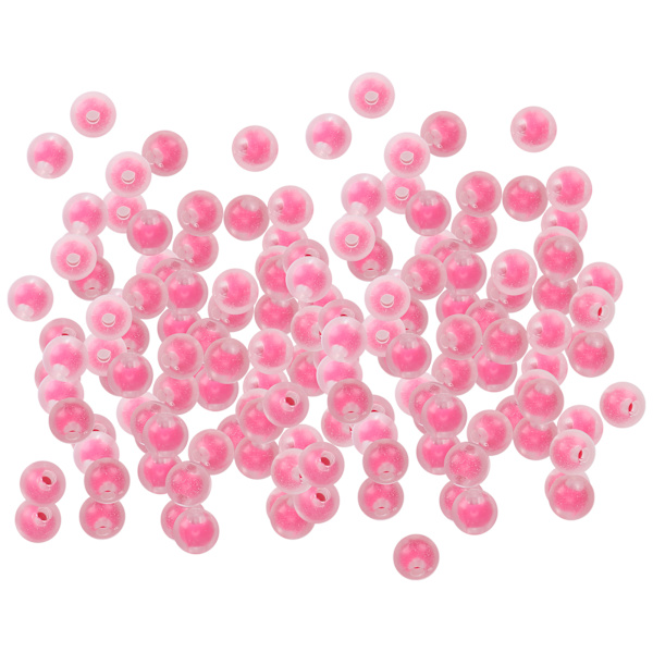 Hartsihelmet DIY käsintehtyjen korujen valmistustarvikkeet Ranneremateriaalin lisävarusteet 8mm MFrosted Rose Red