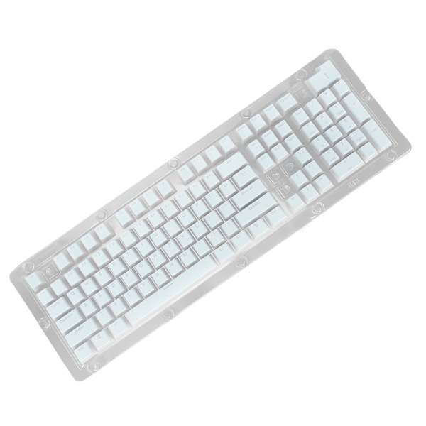 PBT tastaturer Højt lavt layout Dobbeltlag 2 farve 108 taster Mekaniske tastaturer til 61 87 104 108 tastaturer Blå