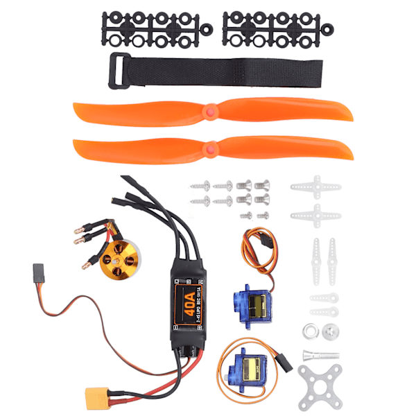 2212 KV1400 Motor 40A XT60T ESC SG90 Servo 8060 Propeller Kit för RC Drone Aircraft FPV