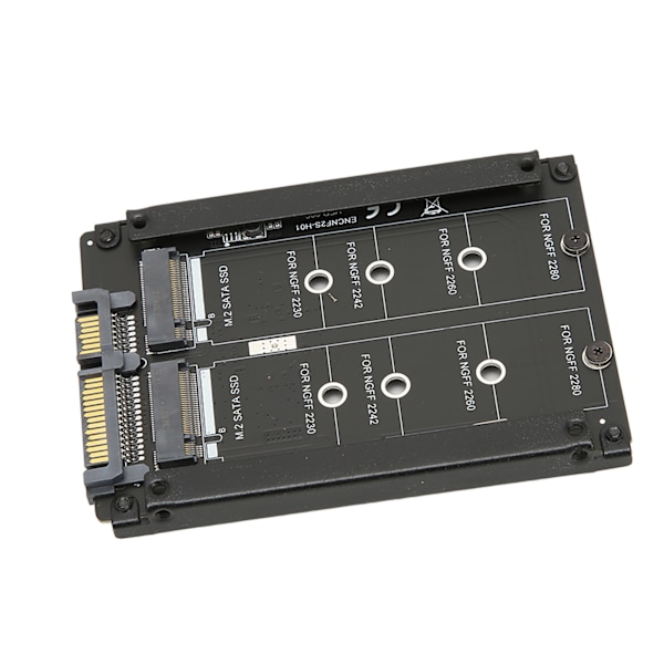 M.2 SSD-SATA-sovitin 6 Gbps lähetys M.2 NGFF SATA 22PIN -portti SATA SSD -laajennuskortti tietokoneeseen ENCNF2S H01
