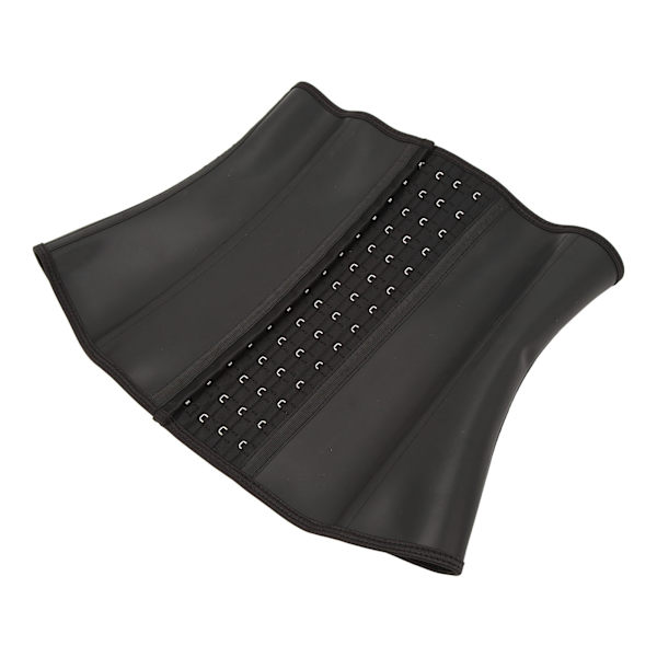 Kvinder underbust latex sport talje træner mave kontrol 4 række krog kropsform slid korset S