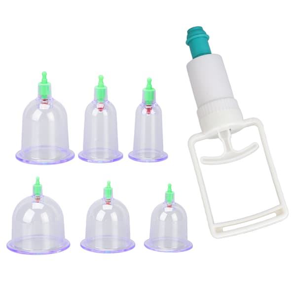 Cupping Therapy Sæt Professionel Plast Blød Glat Vakuum Sugekop til Kropspleje