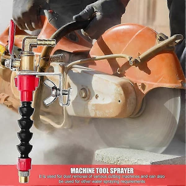 Dust Remover Water Sprayer for Cutting Machine, Cutting Machine Misting System, Coolant Misting Dustproof 5M Pipe JH4 5M
