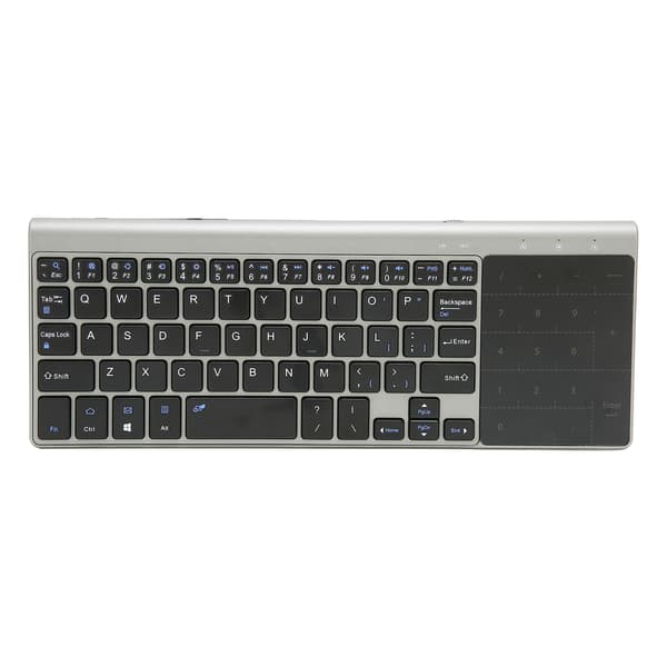 2.4G Trådløst Tastatur Touchpad 2 i 1 Bærbart Trådløst Tastatur med Følsom Touchpad til iOS til Windows til Android
