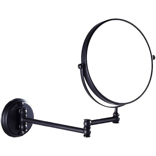 20cm Retro Badrum Fällbar Väggmonterad Sminkspegel Vridbar Teleskopisk Skönhetsspegel