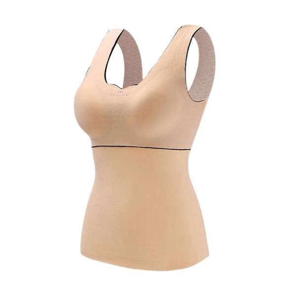 Smallast Slim Fit Seamless Camisole Väst med Inbyggd BH för Kvinnor