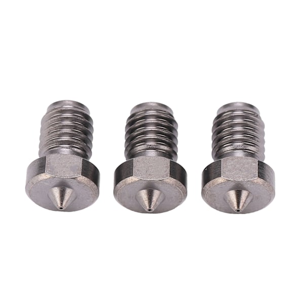 3 stk 3D-printerdyser TT3D hærdet stål 1,75 mm filament 50 graders hårdhed Tilbehør 1,0 mm