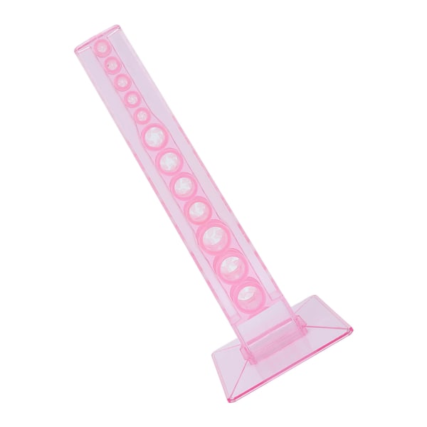 Akrylpenn-displaystativ Fleksibelt Hold Ryddig Multifunksjonelt øyenbrynspennestativ for hjemmekontor rosa