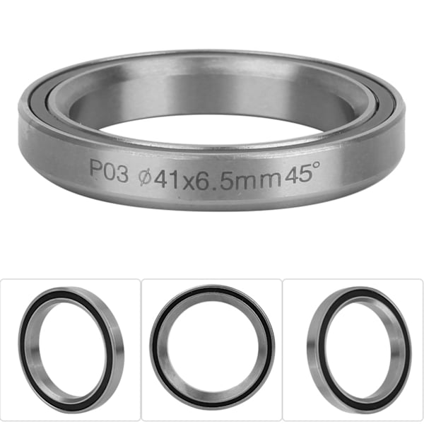 2 kpl Raskaankaluston Terästä Maastopyörä Pyörän Kaksinkertainen Tiivistetty Laakerikuuloke Tarvike 41MM P03