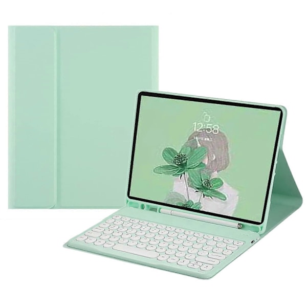 Tangentbordsskal för iPad 10:e generationen 2022 10,9\" (Mintgrön)