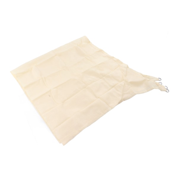 Solseil i vanntett polyester med UV-blokkering og rustfrie D-ringer for hage og svømmebasseng, 9,8 x 9,8 fot