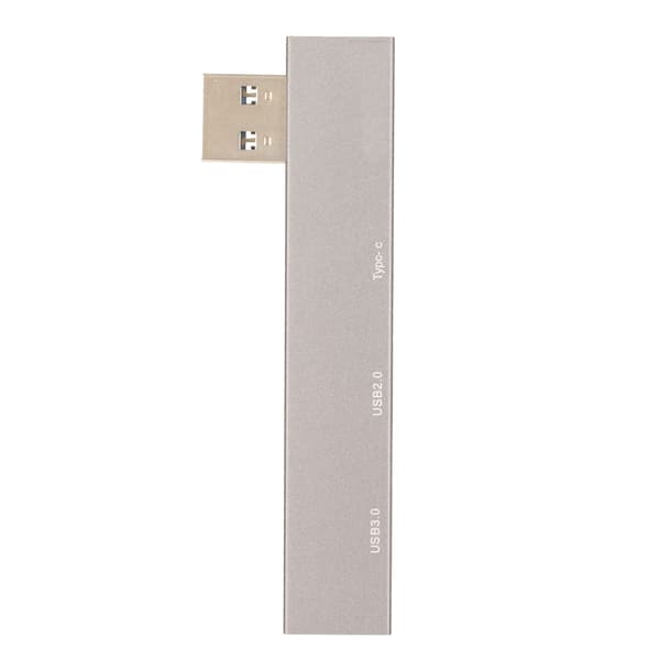 3-in-1-telakointiasema 5Gbps nopea USB3.0–USB3.0 USB2.0 Type C -minitelakointiasema
