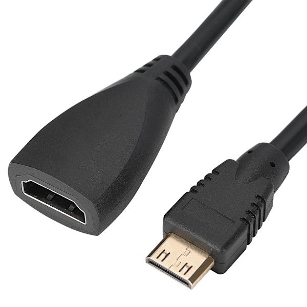 HDMI Hona till Mini HMDI Hane Adopter Cable Converter 1080P 3D High Speed