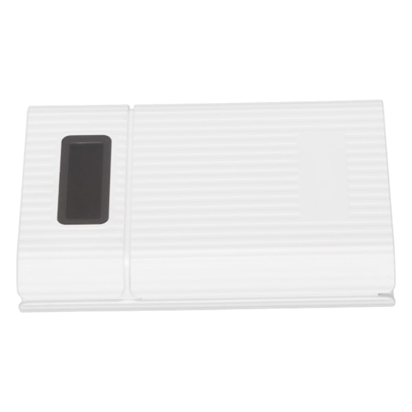 M09B 4x18650 Batterilagringsbox Micro Typ C Ingångsport Bärbar DIY Power Bank Kit Vit