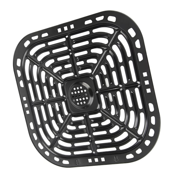 Fyrkantig 24x23cm fritösers grillpanna ersättning 304 rostfritt stål fritösers ersättning krispig tallrik
