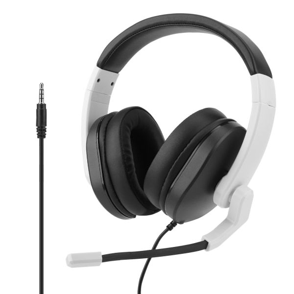 Wired Gaming Headset Hudvänlig brusreducering Andningsbart Over Ear Game Headset med Mic för PS5 för Switch for ONE