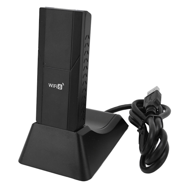 AX1800 WiFi 6 USB-adapter, dobbeltbånd 2,4 GHz 5 GHz trådløs USB-nettverksadapter for Windows 10 11 for PC bærbar PC