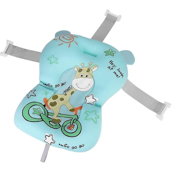 Baby Bade Sæde Pude 0-12 Måneder Nyfødt Skridsikker Spædbarns Bademåtte Blød Komfort Foldbar Bade Sæde Støtte Badekar Pude til Brusebad Baby Shower Sikkerhed