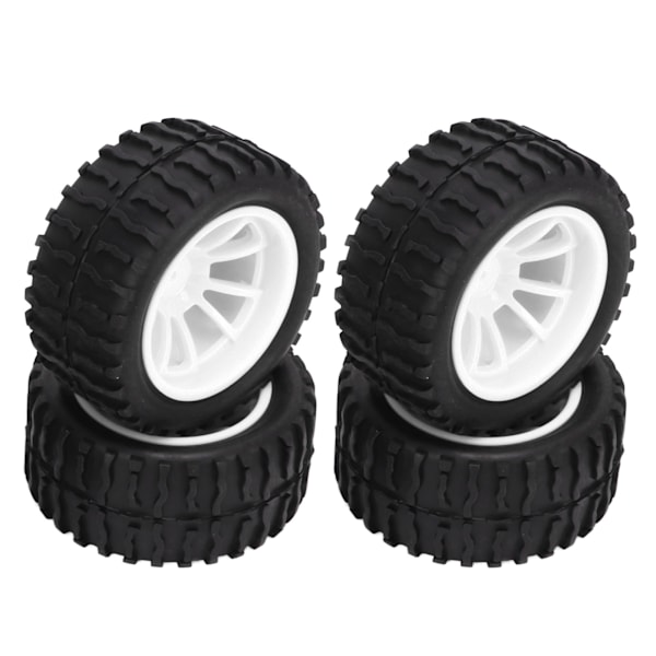 4 kpl RC-renkaat 1/10 RC-auto RC-rengas RC-lisävarusteet HSP 94111 94188 94108 Blanc