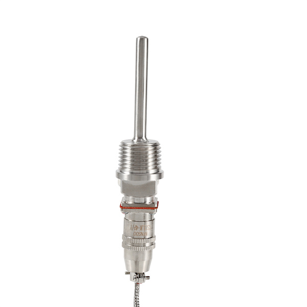 RTD PT100 temperatursensor 1/2\" NPT-gjenger med 2 meter kabel