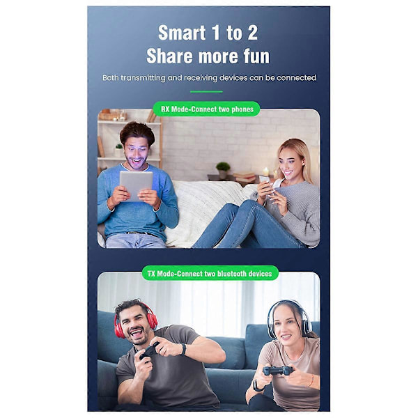 QCC5.4 Bluetooth-sovitin Bluetooth-vastaanotinlähetin