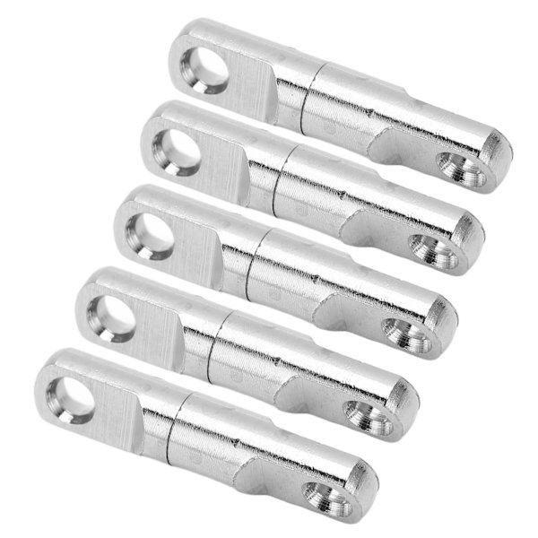 5 st/set Rostfritt stål Kolumn Typ 360° Roterande Lager Swivels Fiske Swivels Hook Connector3.5#