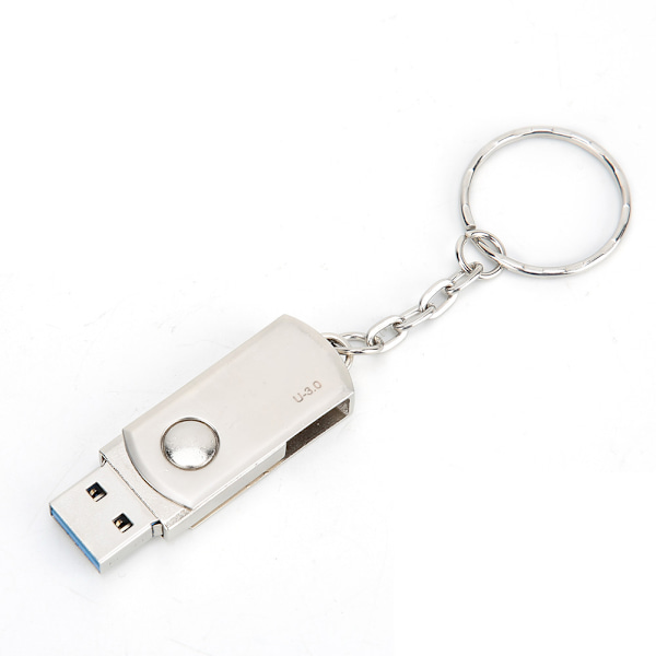 Silver Metal Rotating U Disk för Windows 98 / 2000 / XP / Vista / 7 / 8 / 10 / Linux 2.4256G