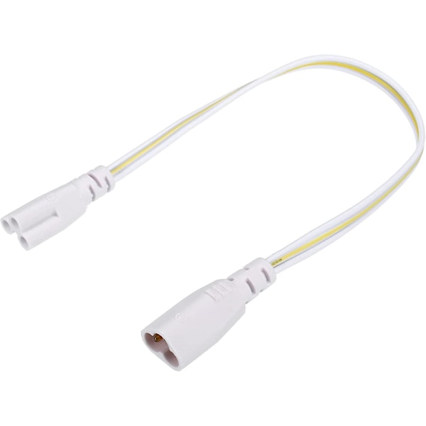 LED-röranslutningskabel 30CM Han till Hona Dubbeländad Förlängningssladd för Integrerat LED-rör, 5-pack