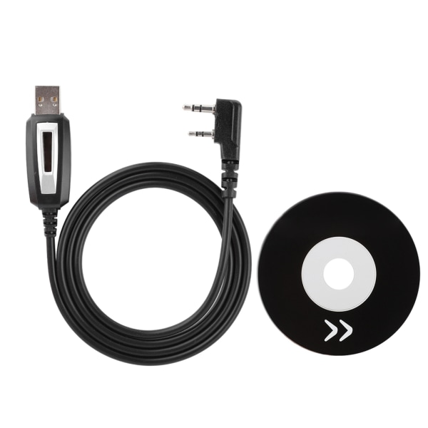 Programmeringssladd för Walkie Talkie med CD-drivrutin för Baofeng GT-3 UV-82 BF-888s Radio