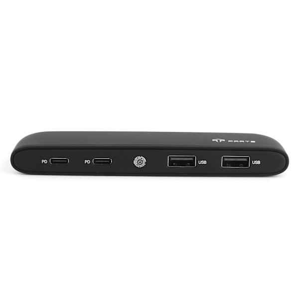 4-porttinen USB-keskitin TYPE-C-liitännällä, sisäänrakennettu kosketus-LED-valo, sopii Tesla Molde 3 2020.6-2021.1 -autoon
