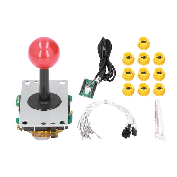 Arcade Stick Metal Arcade fjernbetjening Zero Delay Klassisk Arcade tilbehør Gave