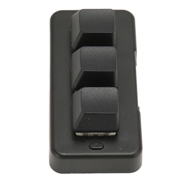 3-tasters mini tastatur 3-modus USB trådløs 2.4G Bluetooth HID programmering blå bryter mini makro mekanisk tastatur