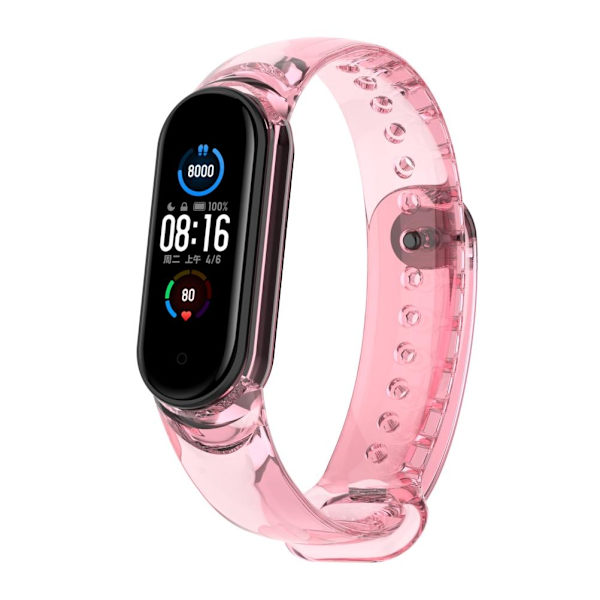 Reservedeler kompatible med Xiaomi Band 7 Myke TPU-armbånd Justerbar håndleddsstropp for kvinner og menn