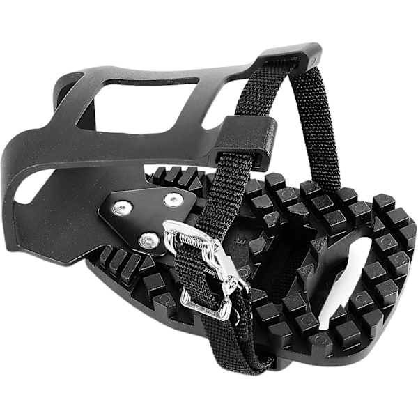 Spin Bike Pedal Adaptrar - Konvertera Look Delta Pedaler till Toe Clips för Inomhusträning
