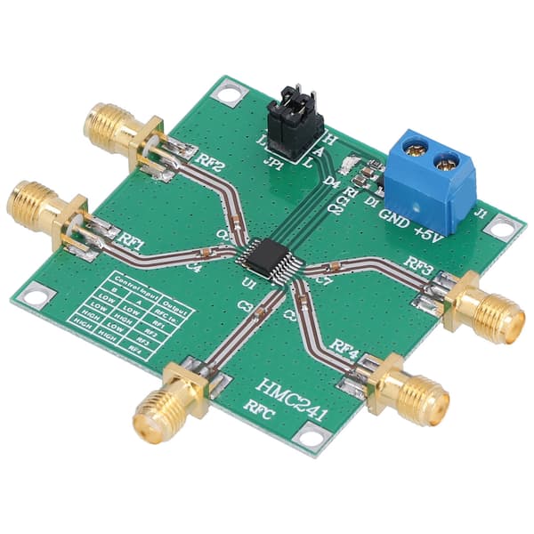 RF-switchmodul 1-polet DC-3,5 GHz 4-vejs trådløs båndskiftekorttilbehør HMC241