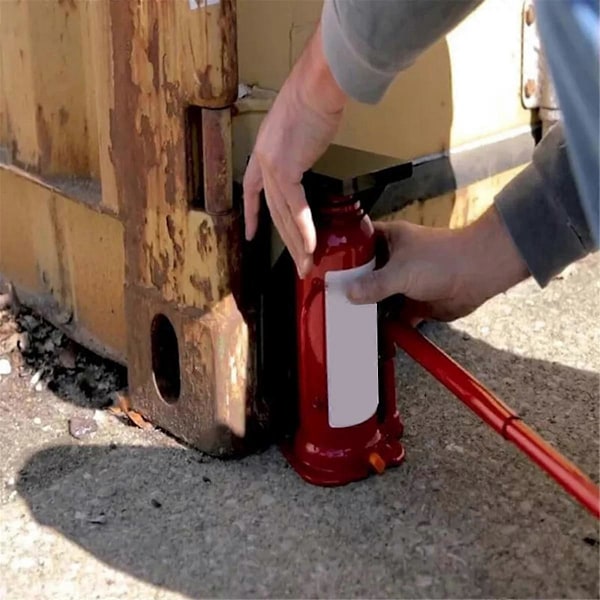 Universal forsendelsescontainer Jack Lug Jack Nivelleringsbeslag Sort