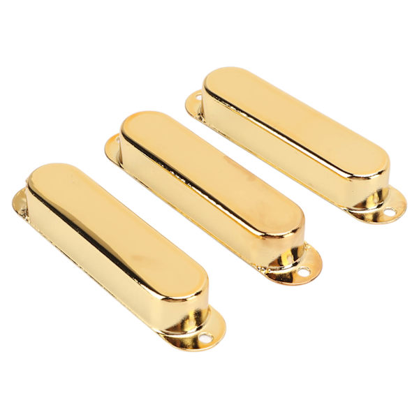3 st Elgitarr Single Coil Pickup Skydd Koppar Instrument Tillbehör Set Kit Guld