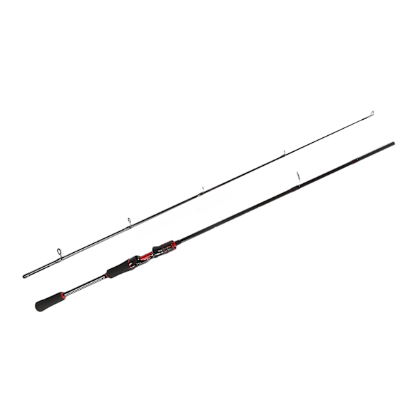 Fiskesnelle 1,8 m Baitcaster fiskestang karbon hoveddel EVA håndtak for saltvann ferskvann rett håndtak