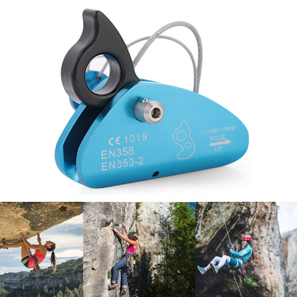 Selvbremsing Stopp Klatring Karabiner Tauklemme Grab Rescue Rappel Ring Klatretilbehør