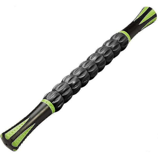 Massasjerulle Muskelrullepinne 45 cm med Ergonomiske Håndtak Ultra-Bærbar Massasjeenhet