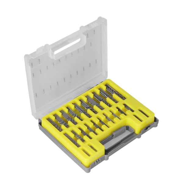 150 stk. spiralbor Mini HSS Manuel udskiftning af hardwareværktøj 0,4 mm-3,2 mm med plastikboks