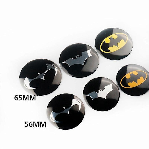 4 x 56mm 3D Selvklebende Silikon Navdeksler Senterkopper Bilhjul Navkapsler Felg Navdeksler Universelle Navdeksler A