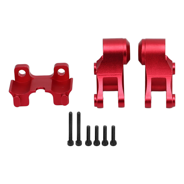 RC Bakre Gungbräda Aluminiumlegering Hög Hårdhet Hårt Slitstark Delikat 1/16 RC Bil Gungbräda Set för Traxxas E Revo VXL Röd