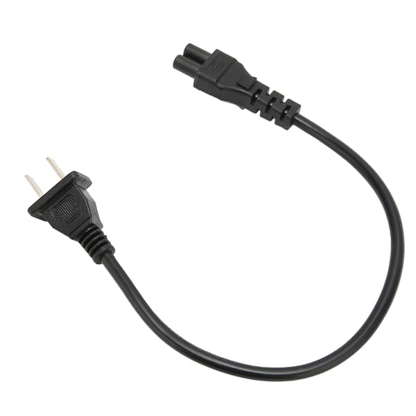 NEMA 1‑15P til IEC320 C5 strømkabel 0,3 m IEC320 C5 strømkabel til bærbare computere US-stik 100‑240V