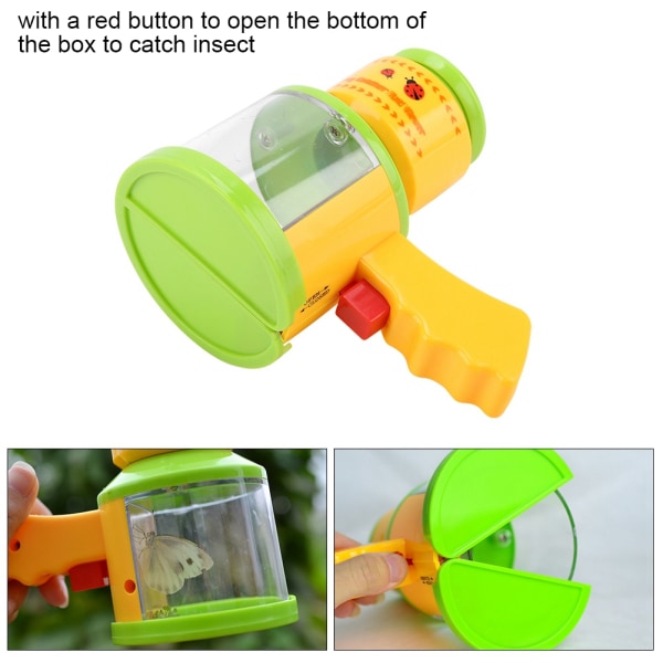 Børn førskolelegetøj Udendørs insektobservation Bug Catcher Viewer Forstørrelsesglas Børn