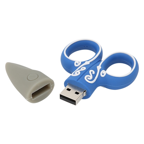 Minne Stick USB Flash Drive Cartoon Sax U Disk Plugin Bärbar Datalagringsenhet(128GB )