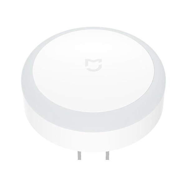 LED-nattlampa med stickkontakt och ljussensor för barnrum, badrum, 1-pack