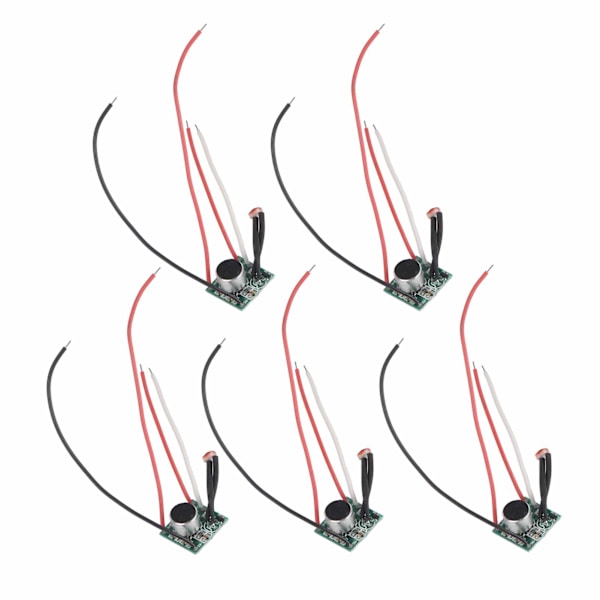 5 stk. Lydstyringskontaktmodul Solcellelys Sensor Modul Kredsløbskort DC 3V‑30V