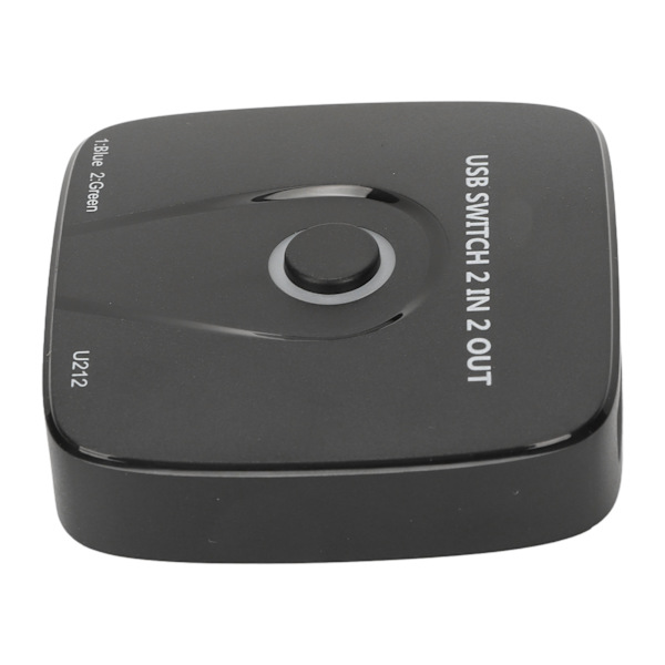 2 ind 2 ud USB-switch, driverfri, problemfri switch USB 2.0 periferisk switcher-boks-hub til computere, smart-tv'er, tastatur